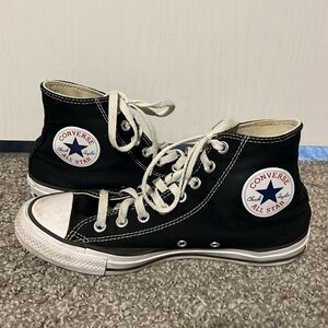 Converse Black High Top W 9
